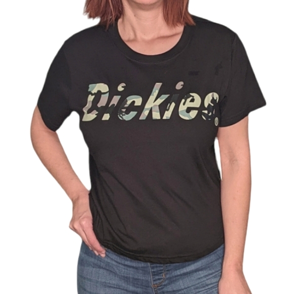 DICKIES Camo Crop Tee ~ NWT - Picture 1 of 5